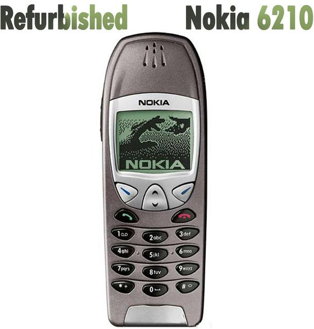 Generalüberholtes Nokia 6210 Mobiltelefon in Grün mit 1 SIM-Karte - Bild 1