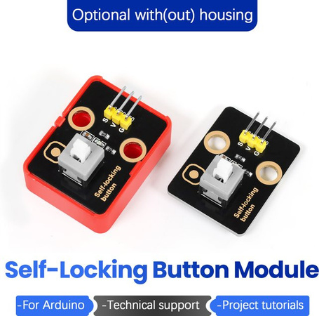 keyestudio Selbstsicherndes Tastenmodul, DIY elektronische Bausteine