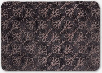 Eingangsmatte JOOP! STUDIO CORNFLOWER ALLOVER in Anthrazit, B/T: 67 x 110 cm - Bild 1