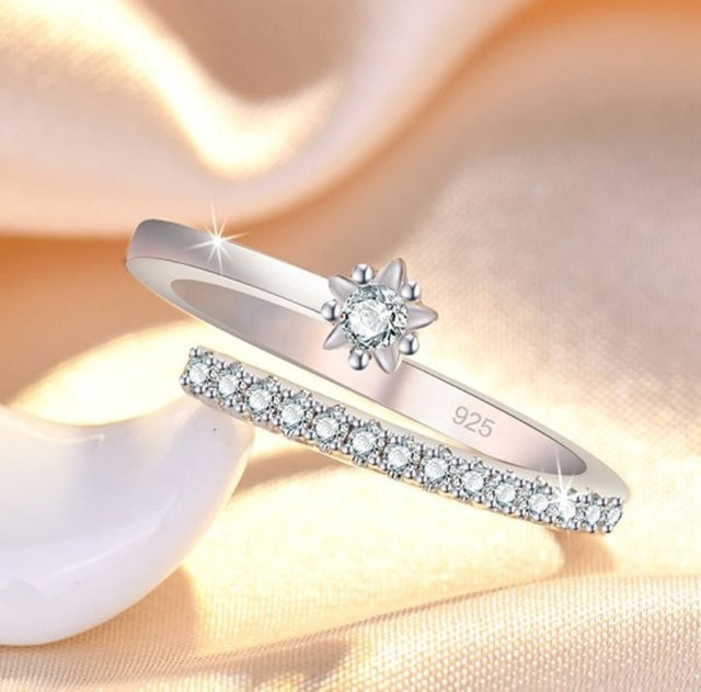 SAY Ring 925 Silber, Zirkonia, Damen - Bild 1
