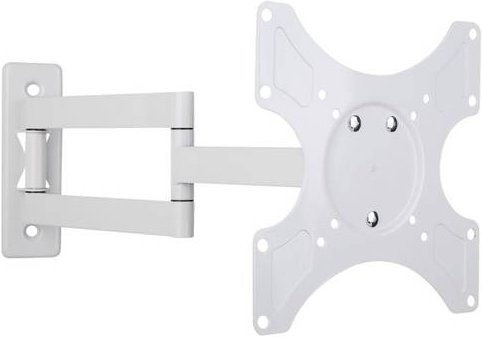 TECHly TV-Wandhalterung ICA-LCD-2903WH in Weiß, neigbar und schwenkbar für Bildschirme von 48,3 cm bis 94,0 cm - Bild 1