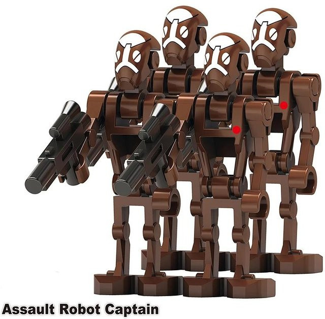 Leil WW Roboter-Montage-Typ, Kinder-Bausteinspielzeug, Schwarz, Braun - Bild 1