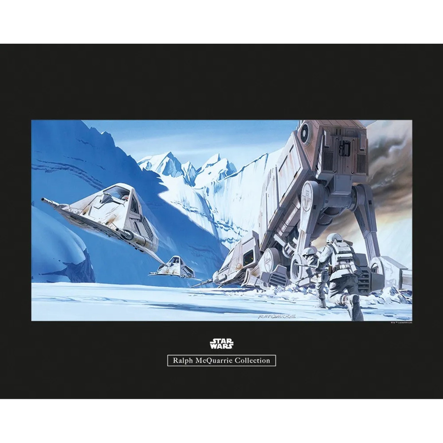Komar Star Wars Snowspeed Wandbild aus Qualitätsvlies, B: 50 cm, H: 40 cm, Multicolor - Bild 2