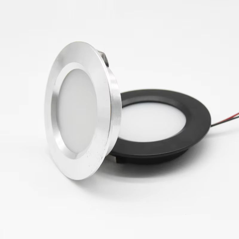 Ohlite LED Deckeneinbauleuchte Slim Dimmbar, Farbe: Silber, Durchmesser: 55 mm - Bild 3