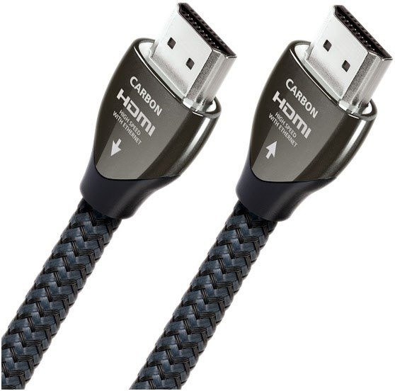 AudioQuest Carbon HDMI Kabel mit Ethernet/LAN in Schwarz, Länge: 0,6 m - Bild 1