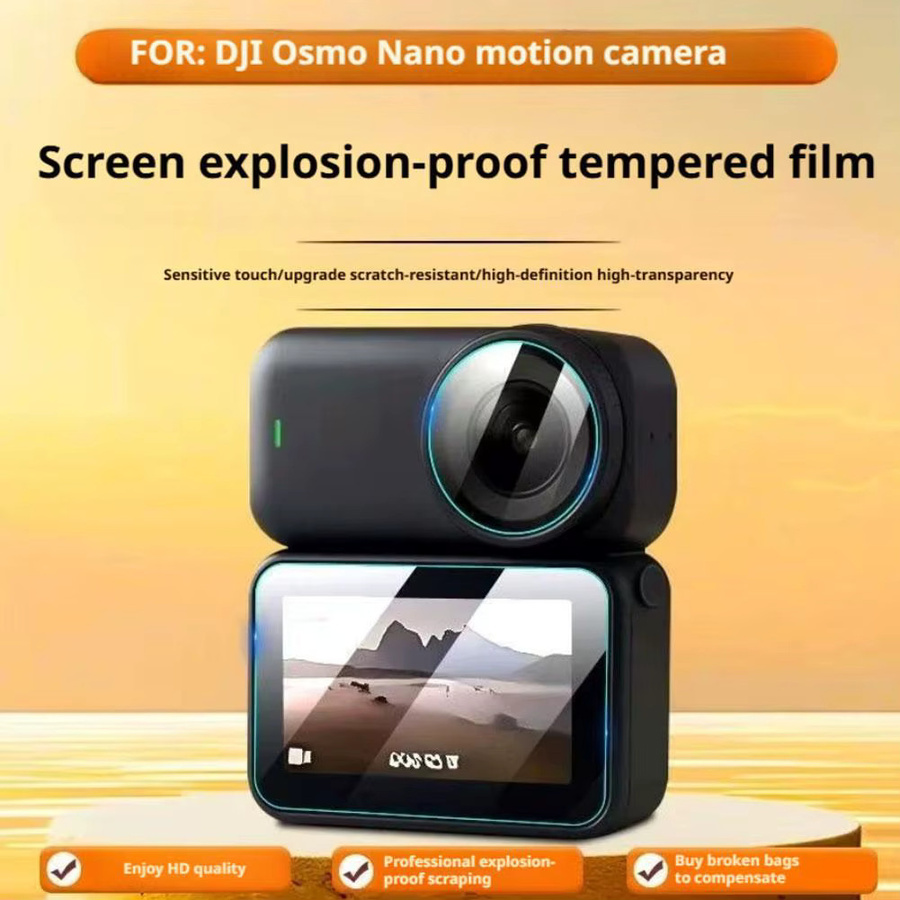 DJI Osmo Nano Objektiv Schutzfilm Transparent HD Anti-Scratch Gehärtete Schutzfolie - Bild 3