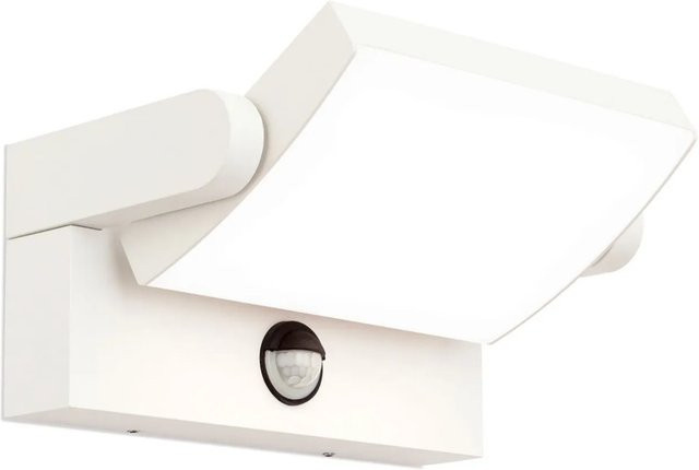 Orion Leuchten LED Außen Wandleuchte mit Bewegungssensor in Weiß, Up-Down Licht, 1800lm, 21W, 2700K Warmweiß, IP54 - Bild 1