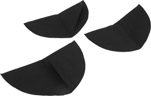 3er Set Igeteck Halbrunde Pflanzgefäßauskleidungen aus Filz für Hänge-Blumentöpfe, Weiß, Durchmesser: 30,48 cm - Bild 1