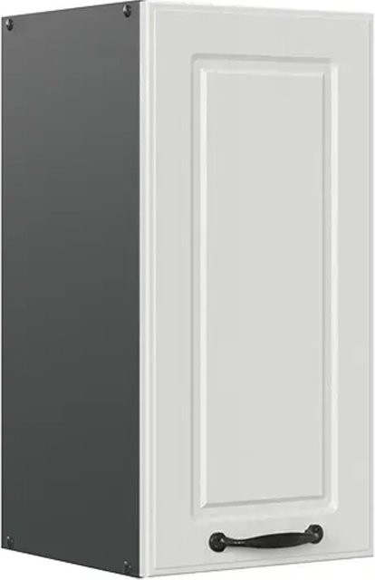 Vicco Hängeschrank R-Line Küchenschrank Landhaus Weiß Anthrazit B: 30 cm, H: 60 cm, T: 31 cm - Bild 1