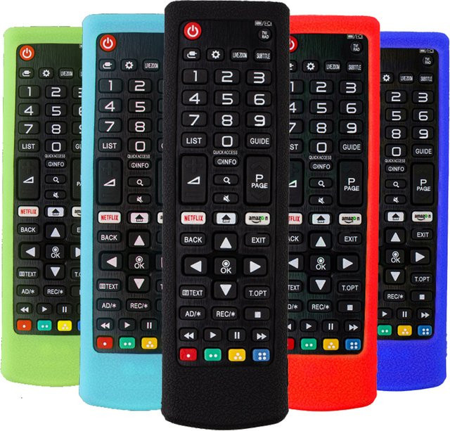 Silikonhülle Schutzhülle in Blau passend für LG Smart-TV-Fernbedienungen der AKB-Serie AKB 75375604 AKB 75095308 AKB 73715601 - Bild 1