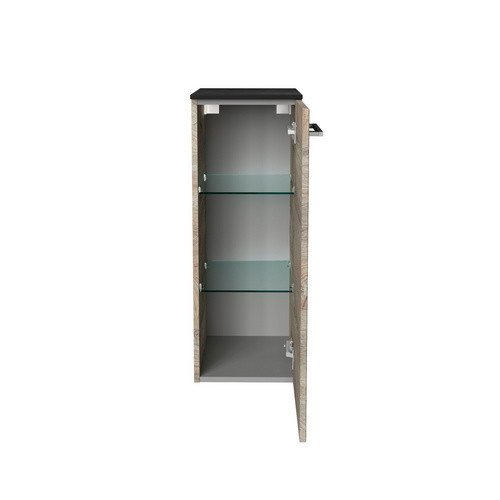 Fackelmann Bad-Hängeschrank Oxford Eiche Natur mit Soft-Close-Tür, B/T/H: 30,2 x 32,0 x 82,2 cm - Bild 2