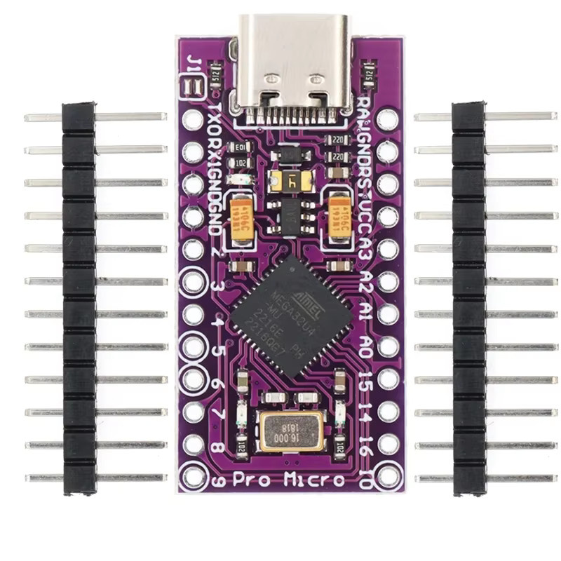 Estardyn ATMEGA32U4 Modul Pro-Micro Ersatz mit USB-C und Micro-USB Anschluss 5V 16MHz - Bild 4