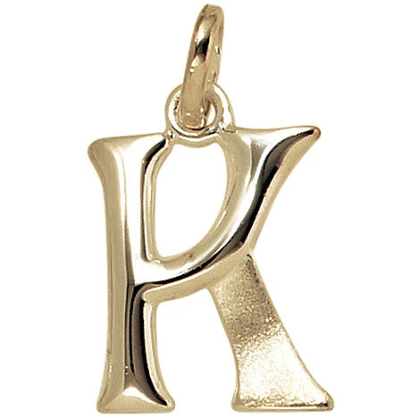 Colfem Anhänger Buchstabe K, 375 Gelbgold, Unisex - Bild 1