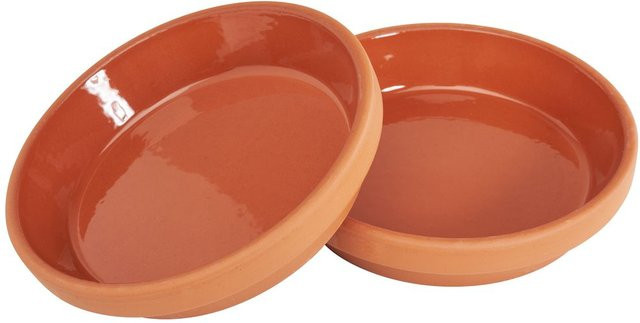 Terrakotta-Unterteller Set mit einem Innendurchmesser von 10 cm, 2 Stück - Bild 1