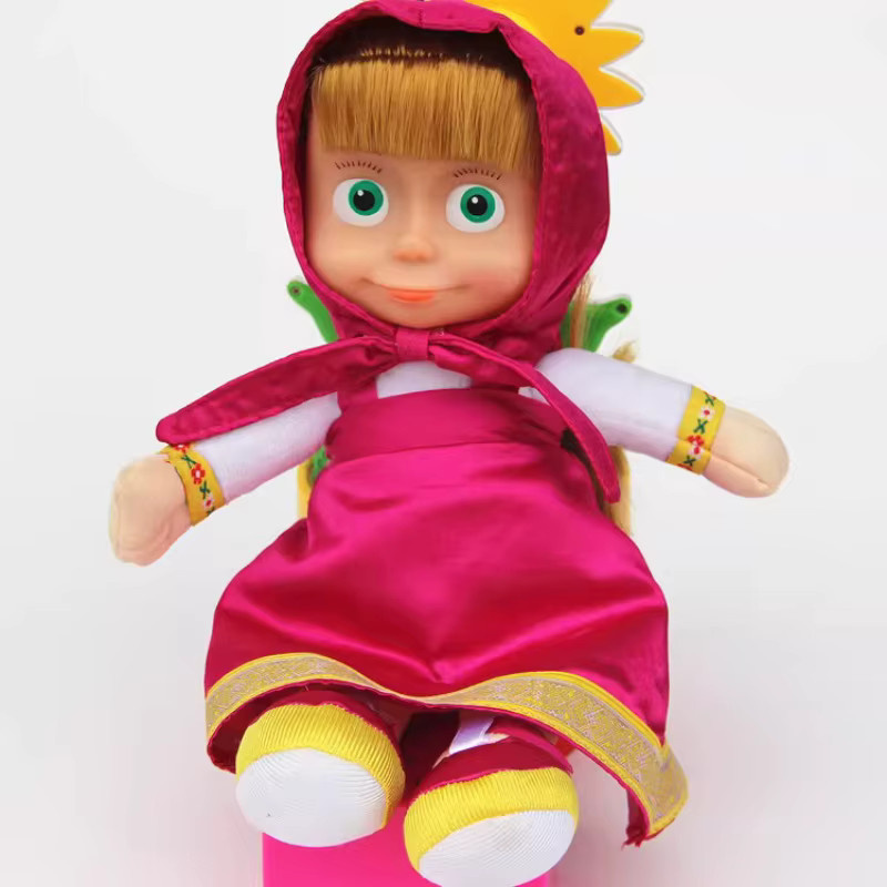 Bandai Martha und der Bär Winter-Martha-Puppe, Plüsch / Textil, rosa / pink - Bild 2