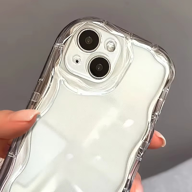 Stoßfeste transparente Silikon-Handyhülle für iPhone 11 bis iPhone 17 Pro Max - Bild 3