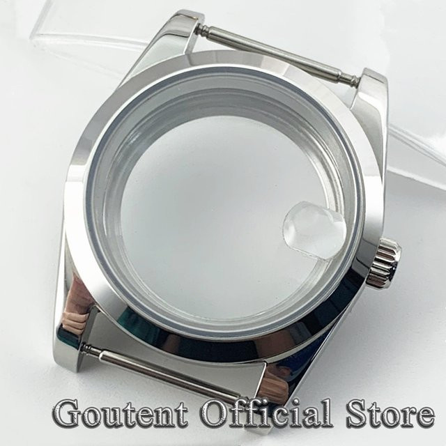 Goutent Uhrenarmband Edelstahl, Silber, passend für Automatikwerk - Bild 1