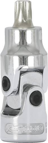 KS Tools CHROMEplus Gelenk-Bit-Stecknuss TX T15 in Silber - Bild 1