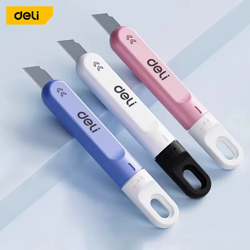 DTBD Mini-Einziehbares Allzweckmesser aus Kohlenstoffstahl in Weiß - Bild 2