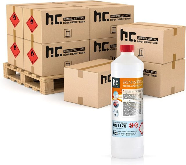 Höfer Chemie Brennspiritus 94% 240 x 1 l - Bild 1