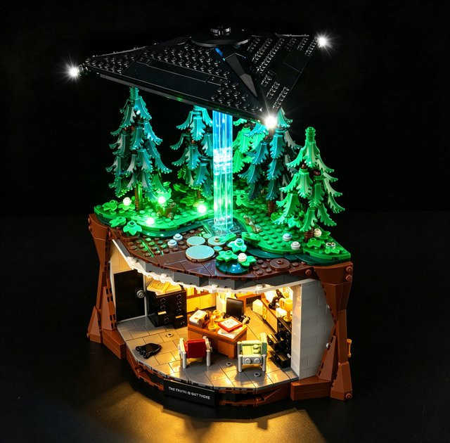 BlockGlow LED-Beleuchtungsset für LEGO The X-Files Ideas 21369 - Bild 1