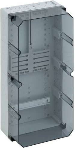 Spelsberg AKi-Z 400 Zählerschrank Aufbau in Grau und Transparent - Bild 1