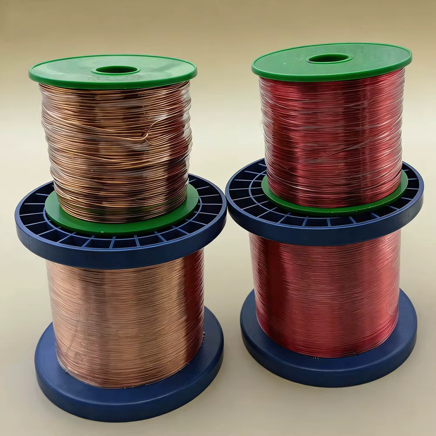 HBXINTAO emaillierter Kupferdraht für magnetische Spulenwicklungen, Farbe Kupfer, 1000 g Rolle, Durchmesser: 0,04 mm bis 1,5 mm, Temperaturbeständigkeit 155 °C - Bild 2