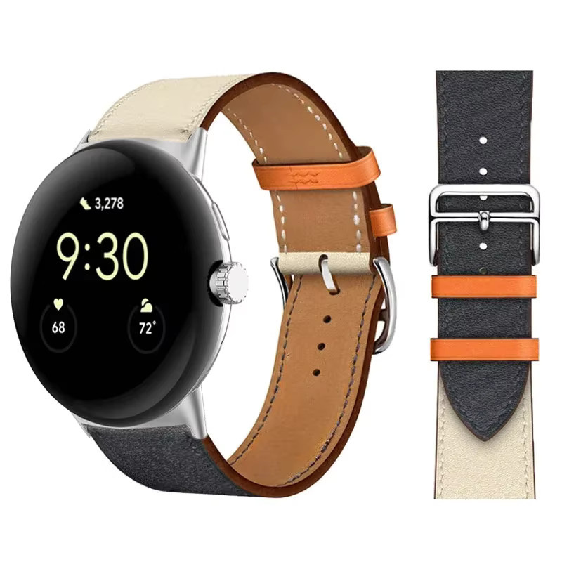 CAOWTAN Uhrenarmband Leder, Unisex - Bild 2