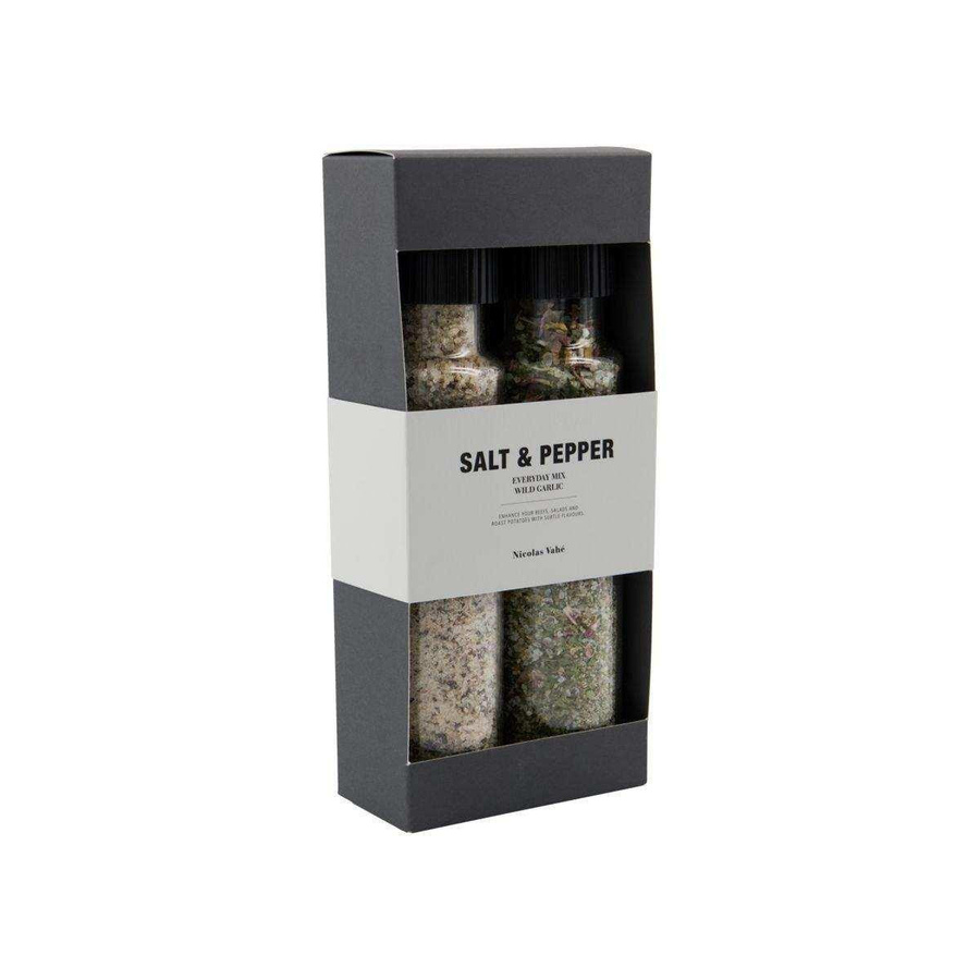 Nicolas Vahe Geschenkset Salz & Pfeffer Everyday mix & Wild Garlic 2er Pack - Bild 1