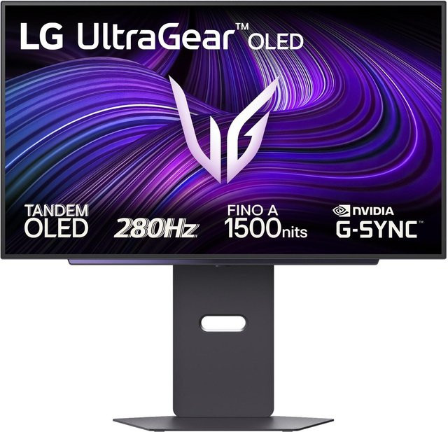 LG UltraGear 27GX700A-B.AEU Gaming-Monitor, 27 Zoll, OLED, QHD, 280 Hz, Schwarz - Bild 1