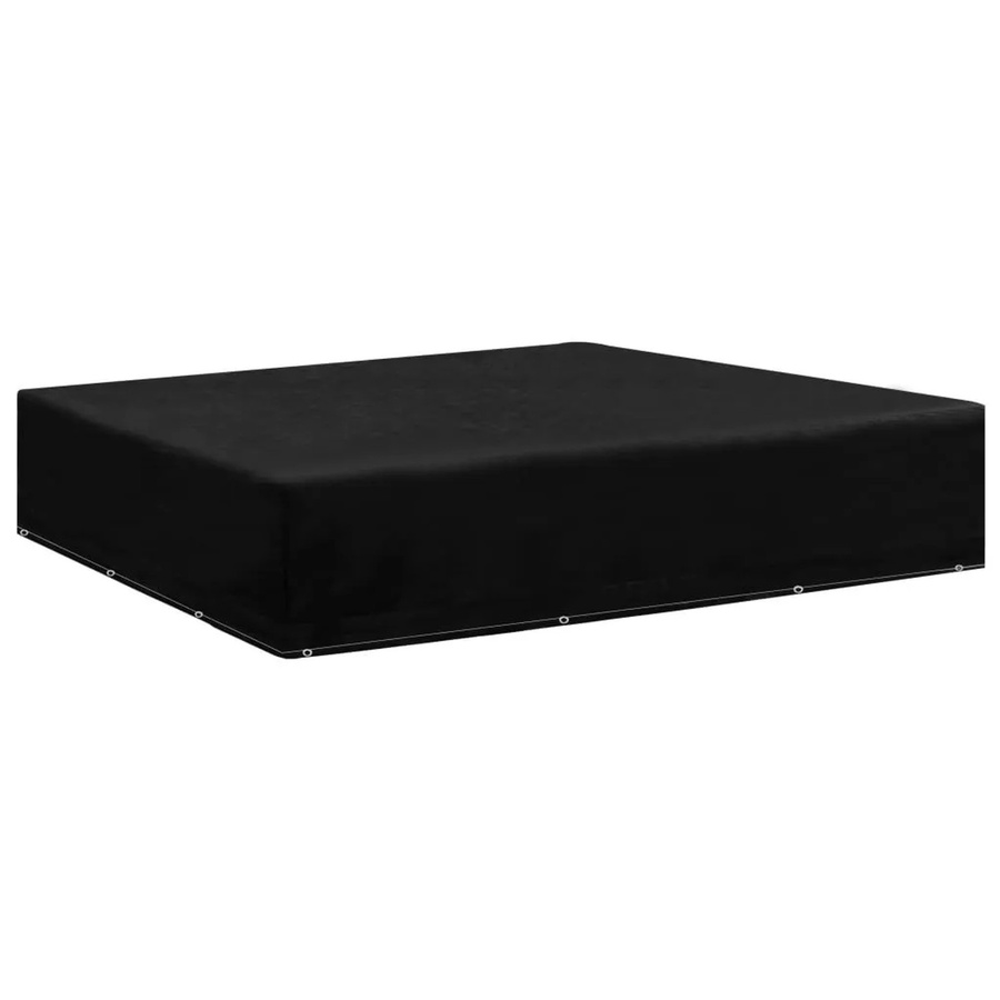 vidaXL Gartenmöbel-Abdeckung mit 12 Ösen, Farbe: Grau, H x B x T: 70 x 250 x 250 cm - Bild 2
