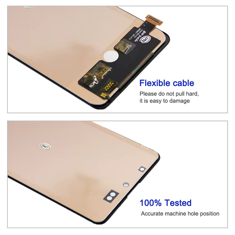 Samsung Galaxy A71 A715 LCD Display mit Rahmen in Schwarz als Ersatzbildschirm mit Digital Touch Screen - Bild 3