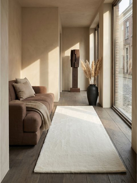 Kurzflor Läufer RUTOR Kadima Design in Creme, B/T: 80 x 300 cm - Bild 1