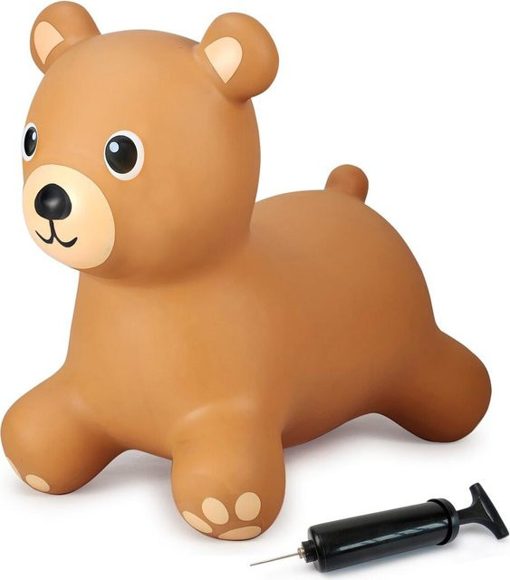 Jamara Hüpftier Bär mit Pumpe - Bild 1