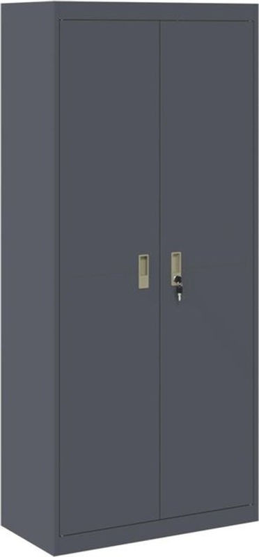 vidaXL Aktenschrank aus Stahl in Anthrazit im Industrial Design, B/T/H: 80 x 40 x 180 cm - Bild 1