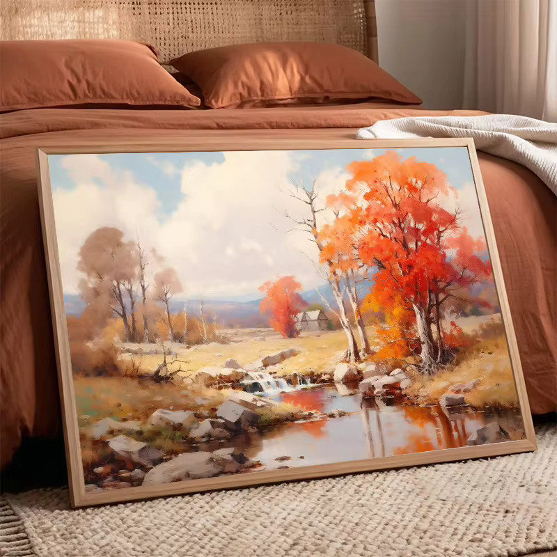 Potdemiel Vintage Meereslandschaft Venedig Leinwandmalerei Multicolour - Bild 2