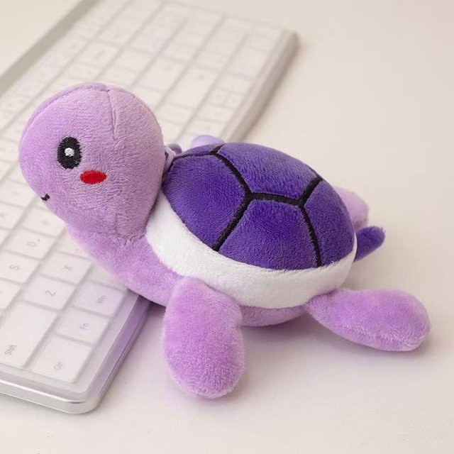 Yiran toy Schildkröte Rucksack Anhänger Schlüsselanhänger, Plüschtier Figur, 10cm - Bild 1