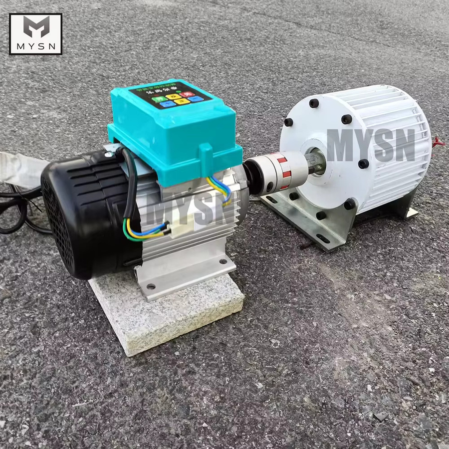 MYSN Tragbarer Permanentmagnetgenerator mit 10 kW und 30 kW Leistung, 380 V und 220 V, Dynamo für Outdoor, Bauernhof und Heimgebrauch, Multicolor - Bild 3