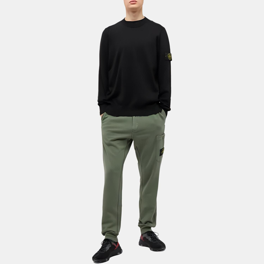Stone Island Langarm Sweatshirt, Unisex, Schwarz - Bild 4