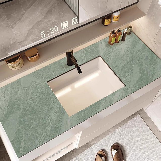 Saugfähige Diatomit-Matte von Yiran Furniture für Spüle und Waschbecken, zuschneidbar, Breite: 60 cm, Tiefe: 40 cm - Bild 1