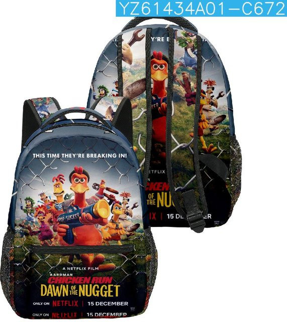 Fancy Style Studio Rucksack mit 3D-Druck für Schule und Reise, wasserdicht aus Oxford-Material, mehrfarbig - Bild 1