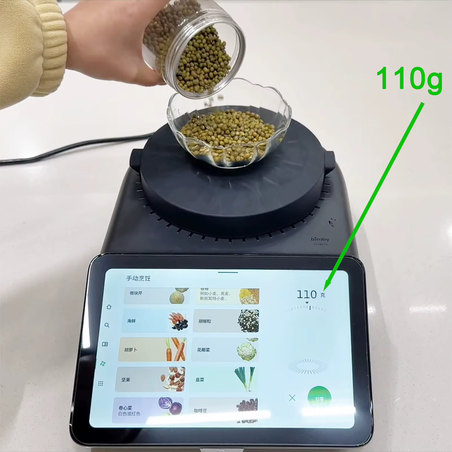 Wägeplatte für Vorwerk Thermomix TM7 und Bimby TM7 in Schwarz - Bild 3