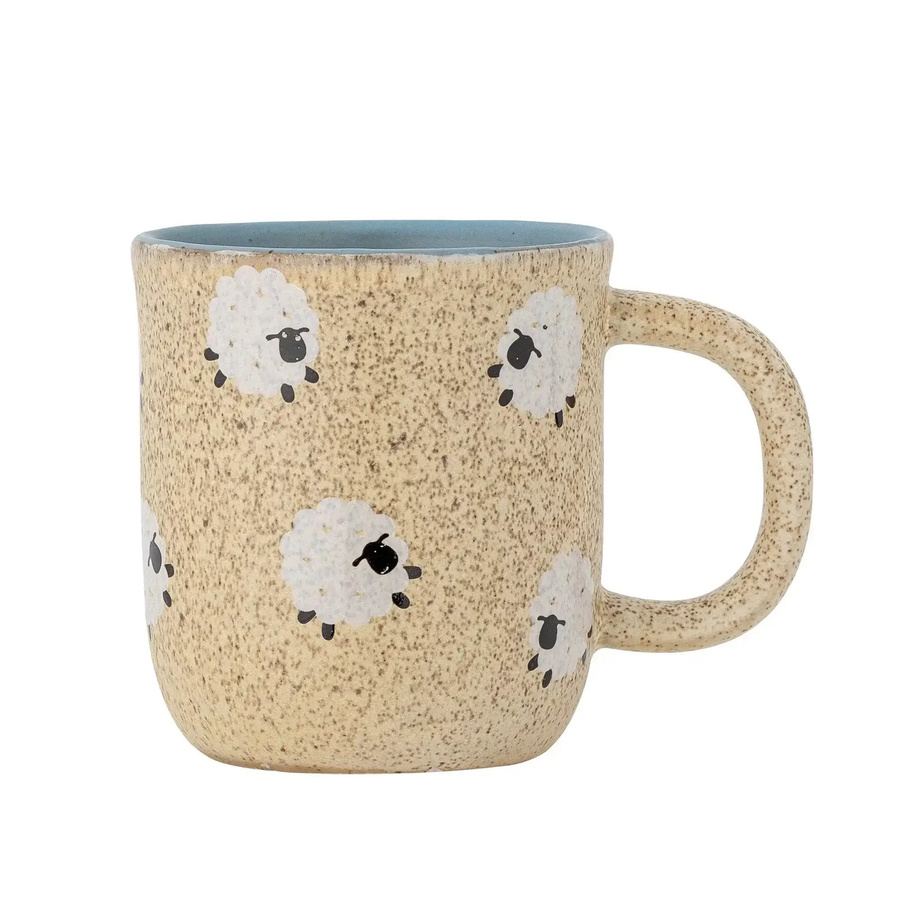 Bloomingville Mini Dolly Becher aus Keramik in Natur, 170 ml - Bild 1