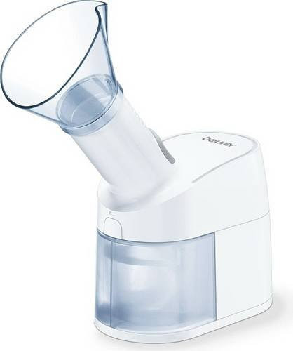 Beurer SI 40 Inhalator Dampfvernebler mit Inhalationsmaske, Mundstück und Nasenstück in Weiß - Bild 1