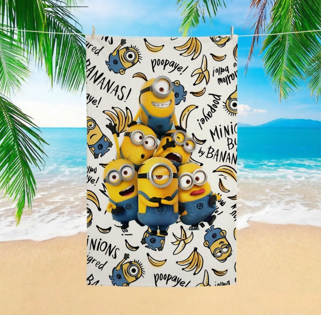 Bananamaster Strandtuch mit niedlichem Kreatur-Motiv in Multicolour, Breite: 60 cm, Höhe: 40 cm - Bild 1