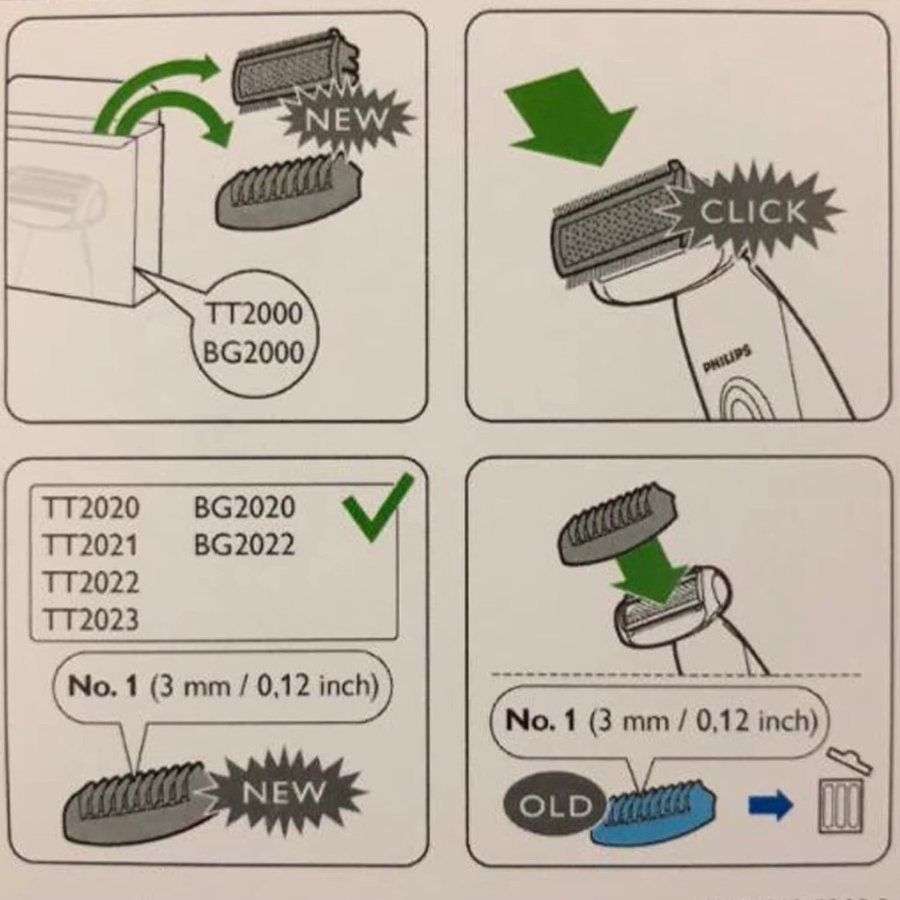 Brangdy BG2000 Ersatzkopf für Körpertrimmer - Bild 4