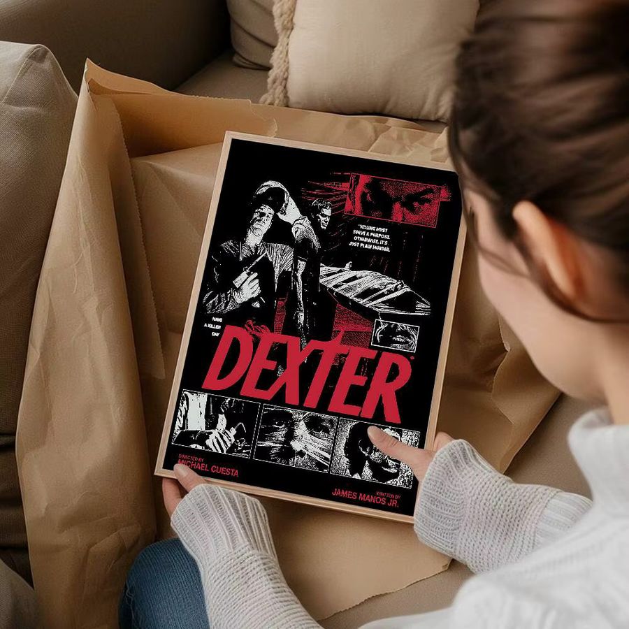 Potdemiel Vintage Poster und Aufkleber aus Whitepaper für DIY Dekoration in Schwarz, Rot und Weiß, B/H: 15 x 15 cm - Bild 6