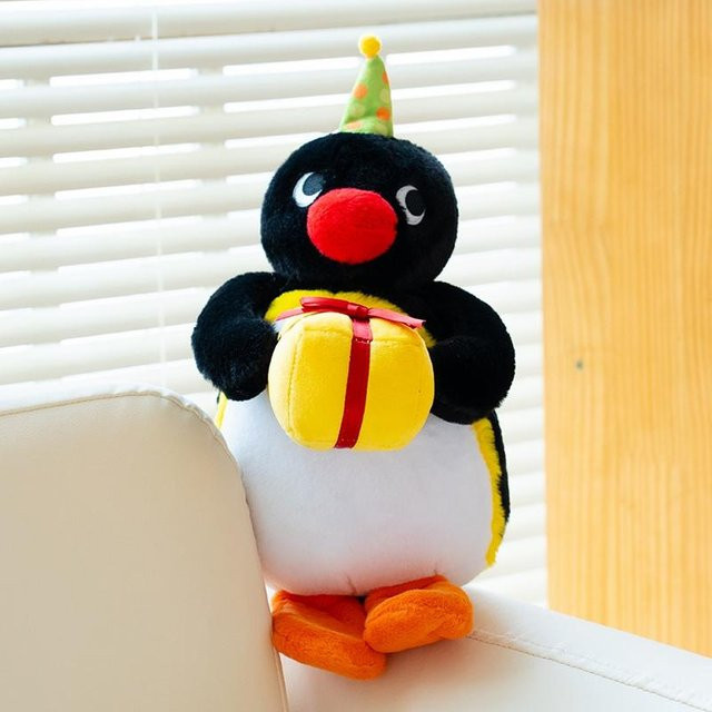 Kidsly Cartoon Pinguin Plüschpuppe Rucksack Brusttasche, ab 14 Jahren - Bild 1