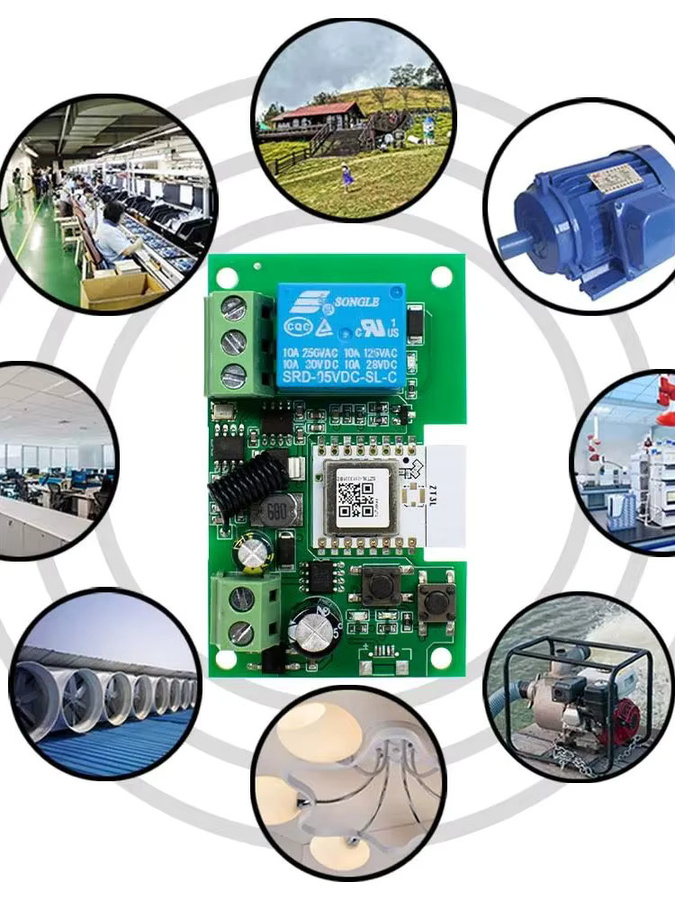 Tuya Zigbee Smart Relais Modul mit RF433MHz Fernbedienung und Alexa-Kompatibilität für DIY Lichtsteuerung (DC7-32V / AC85-250V) - Bild 6