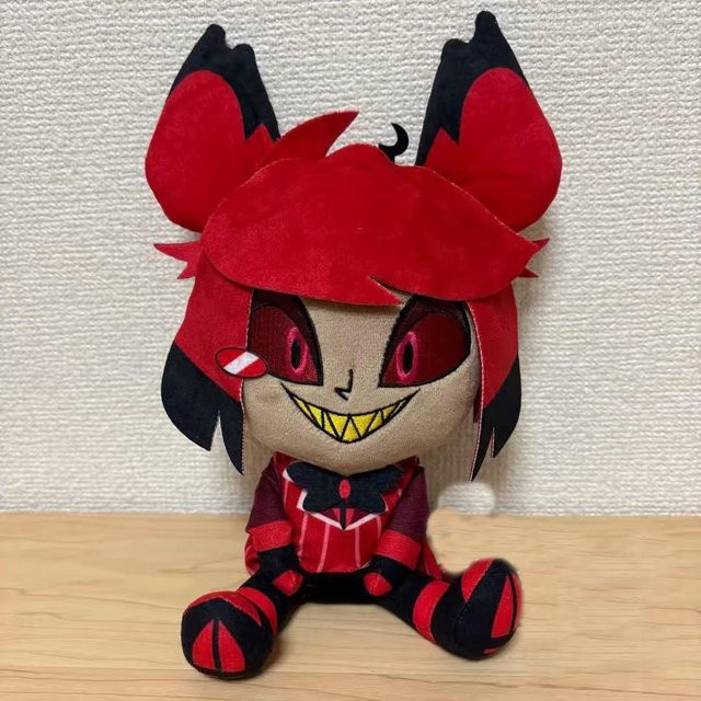 Yiran toy Hazbin Hotel Lucifer Husk Alastor Plüschtier Puppe, 30cm - Bild 1